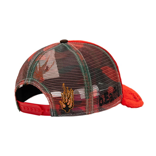 Biyu Hat (Red Plush/Fire Camo)