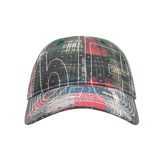 Vapor Low Profile Hat (Studded Plaid/White)