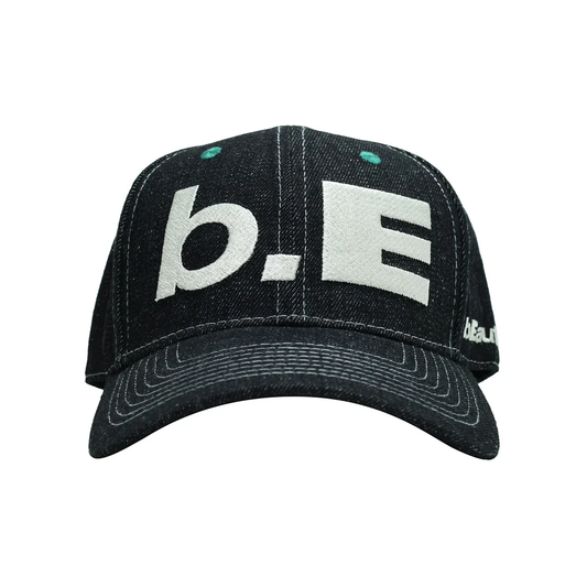 b.Eautiful - b.E Hat (Black Denim / Off-White)