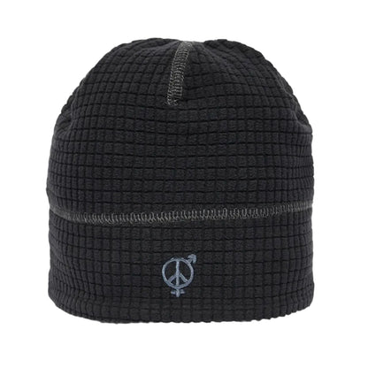 Reversible Grid Fleece Beanie