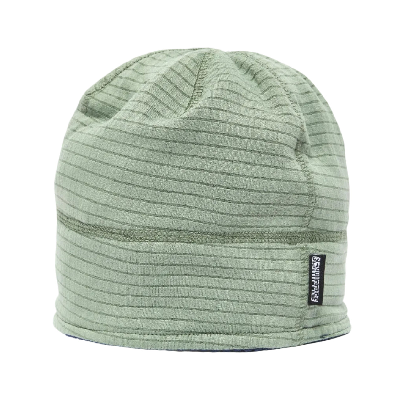 Reversible Grid Fleece Beanie
