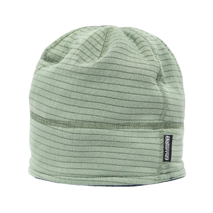 Reversible Grid Fleece Beanie