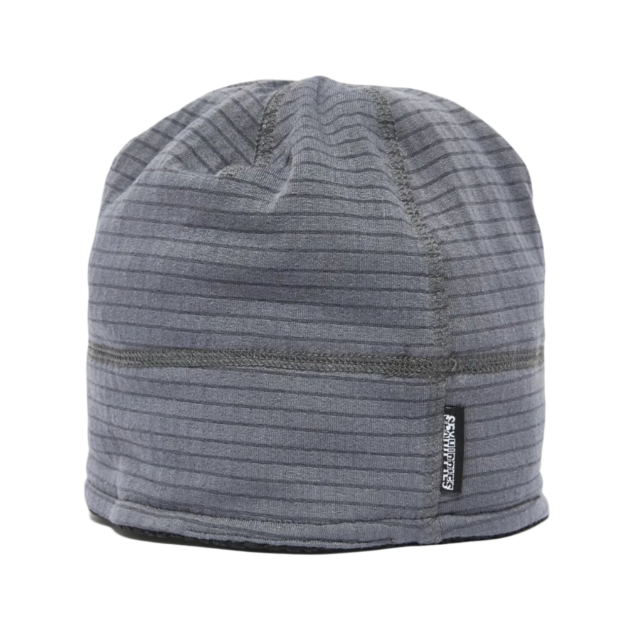 Reversible Grid Fleece Beanie