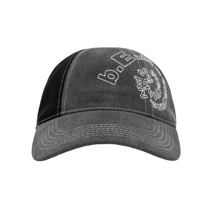 b.Eautiful - B-Turn Low Profile Hat (Washed Black / Black / White)