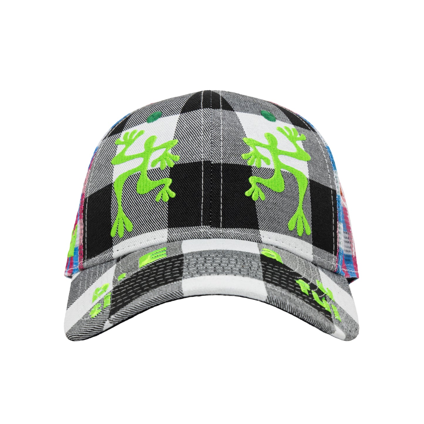 b.Eautiful - Biyu Hat (Black Buffalo Check / Pink / Blue)