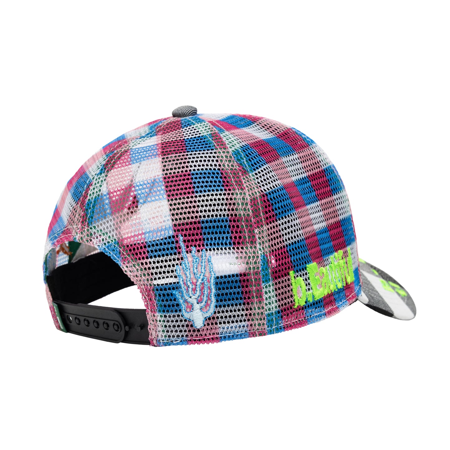 b.Eautiful - Biyu Hat (Black Buffalo Check / Pink / Blue)