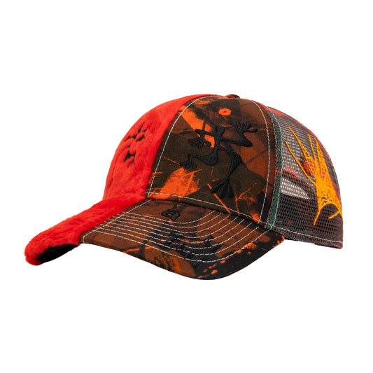 Biyu Hat (Red Plush/Fire Camo)