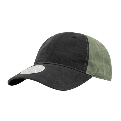 Empty Low Profile Hat (Washed Black/Washed Moss)