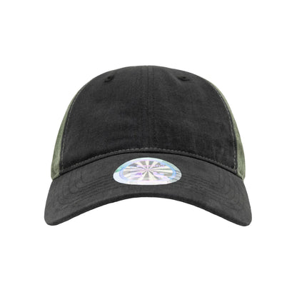 Empty Low Profile Hat (Washed Black/Washed Moss)