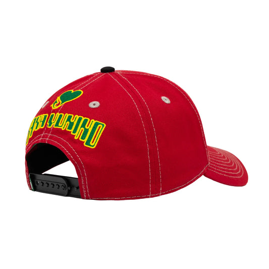 b.Eautiful x Sara Yukiko b.E Hat (Dark Red/Yellow Tartan)