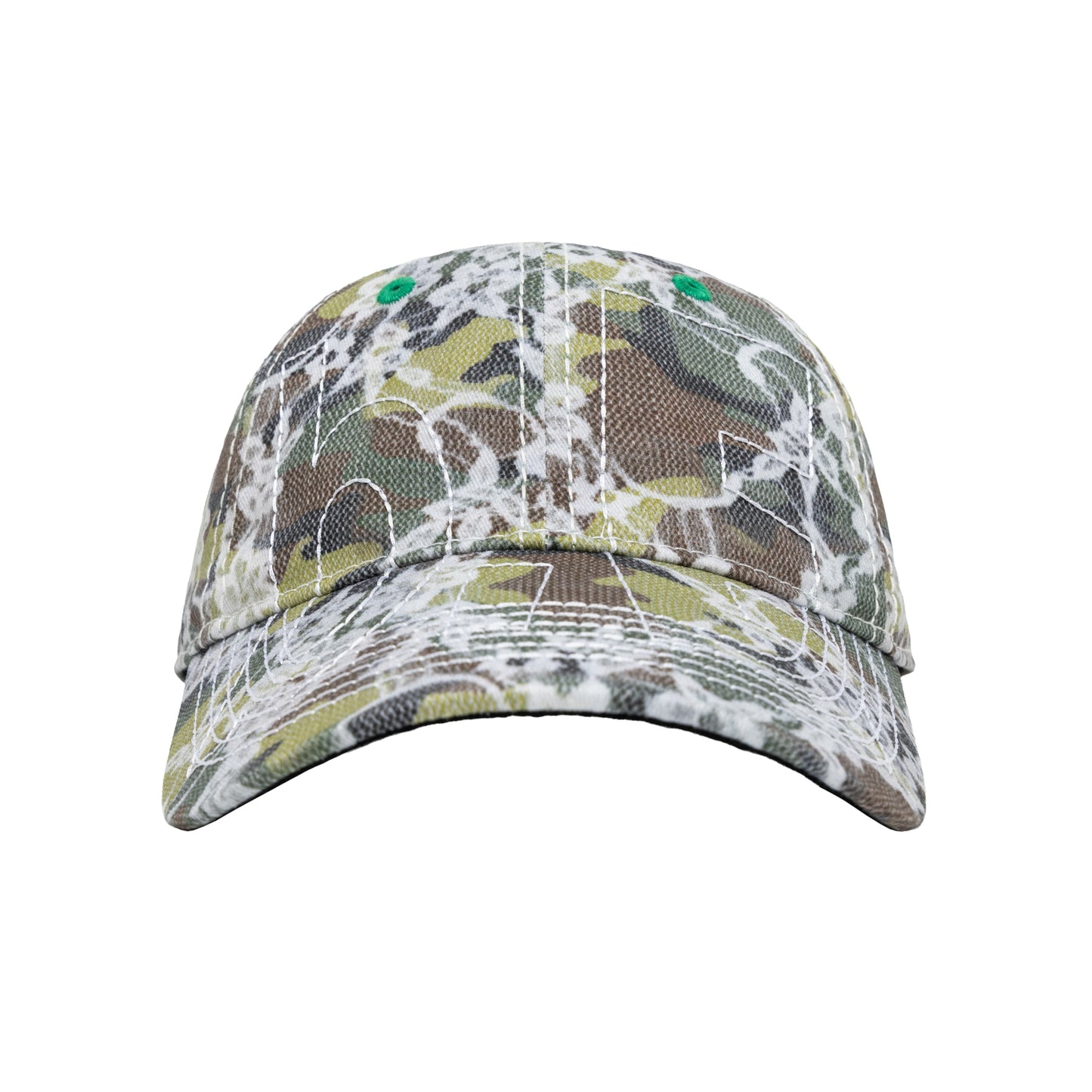b.Eautiful - Vapor 6 Panel Hat (Lace Camo / White)