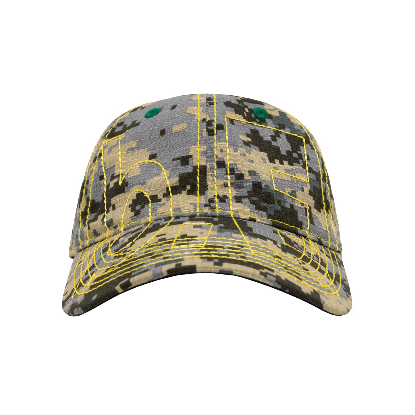 b.Eautiful - Vapor 6 Panel Hat (Mojave Digicamo / Yellow)