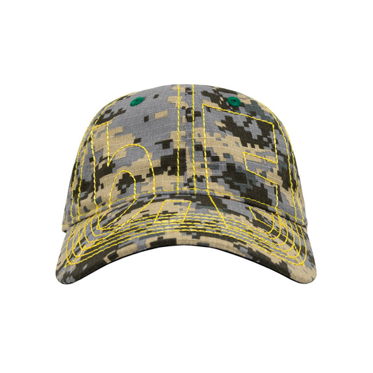 b.Eautiful - Vapor 6 Panel Hat (Mojave Digicamo / Yellow)