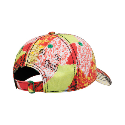 b.Eautiful - Vapor 6 Panel Hat (Red Kimono / Black)