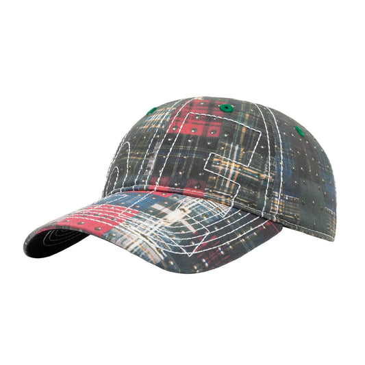 Vapor Low Profile Hat (Studded Plaid/White)
