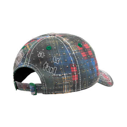 Vapor Low Profile Hat (Studded Plaid/White)