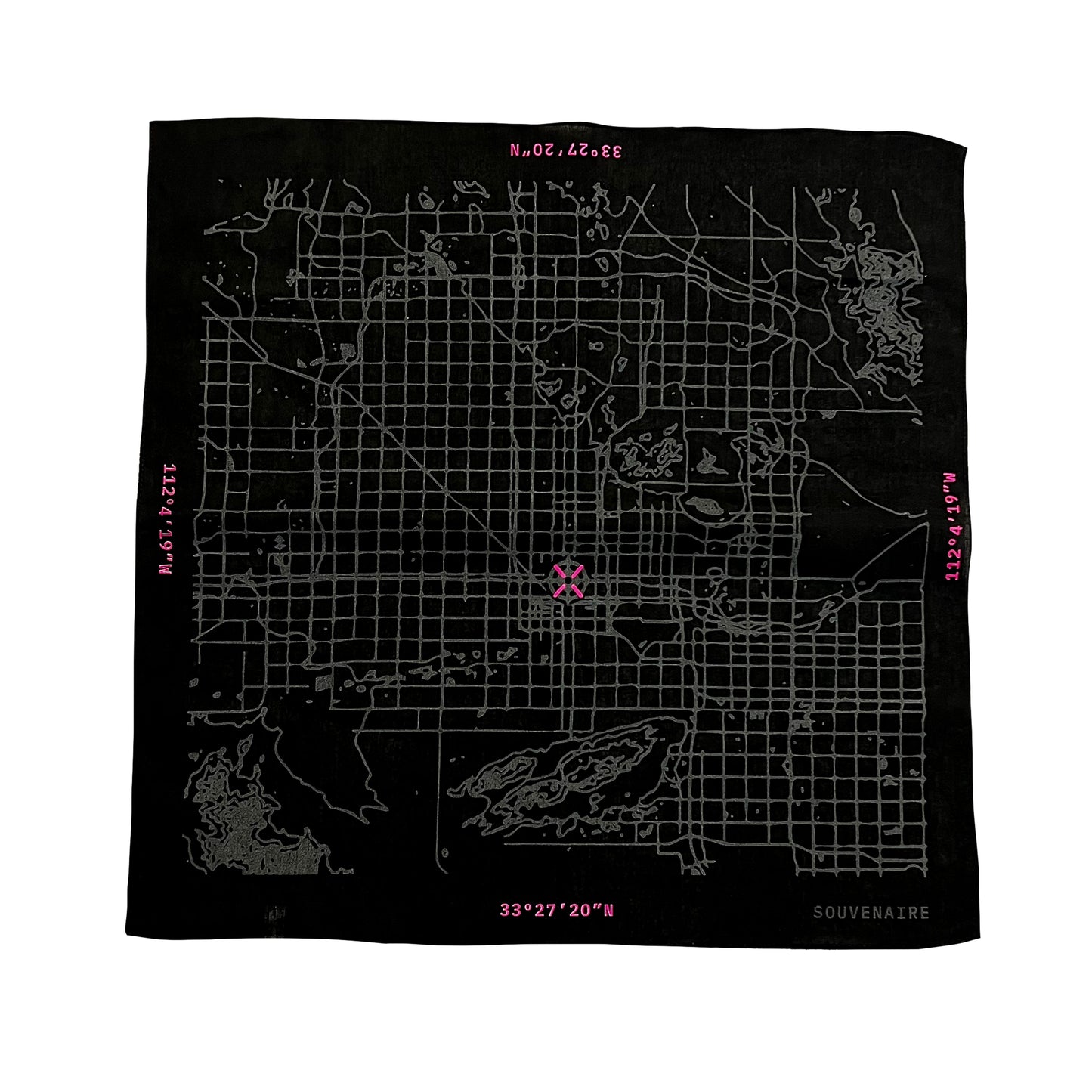 Souvenaire - Map Bandana (3M Reflective)