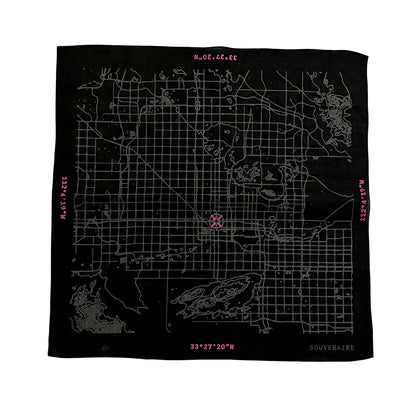 Souvenaire - Map Bandana (3M Reflective)