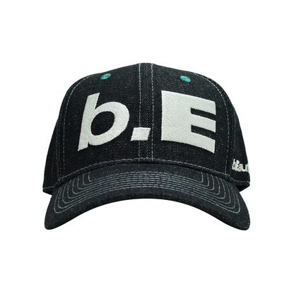 b.Eautiful - b.E Hat (Black Denim / Off-White)