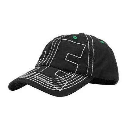 b.Eautiful - Vapor 6 Panel Hat (Off-Black / White)