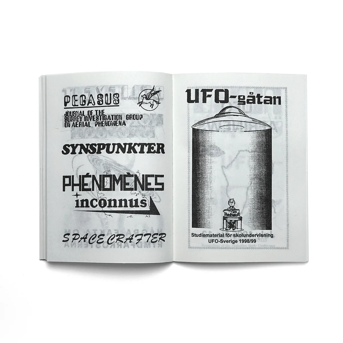 LOGOS OF THE EARLY UFOLOGY SCENE - Klasswrecks KFAX12