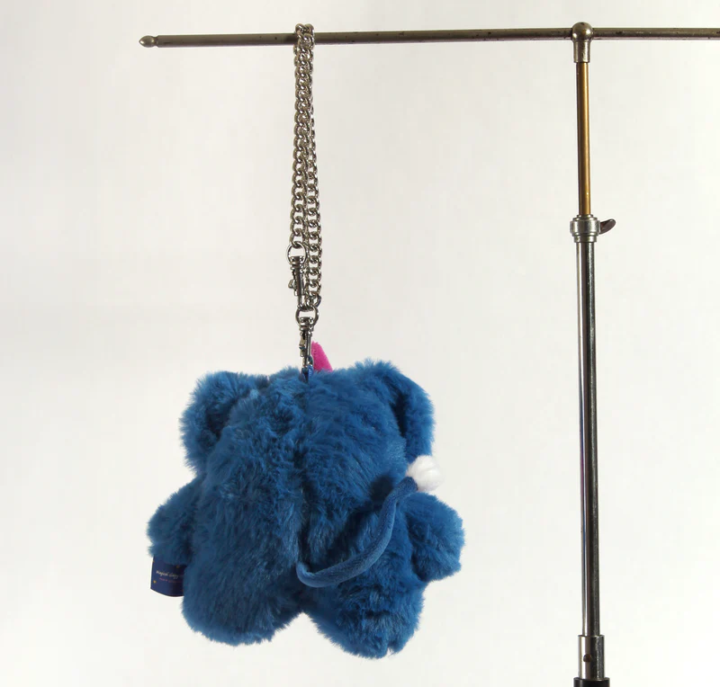 Sapphire Elephant Snoozle Bag Charm