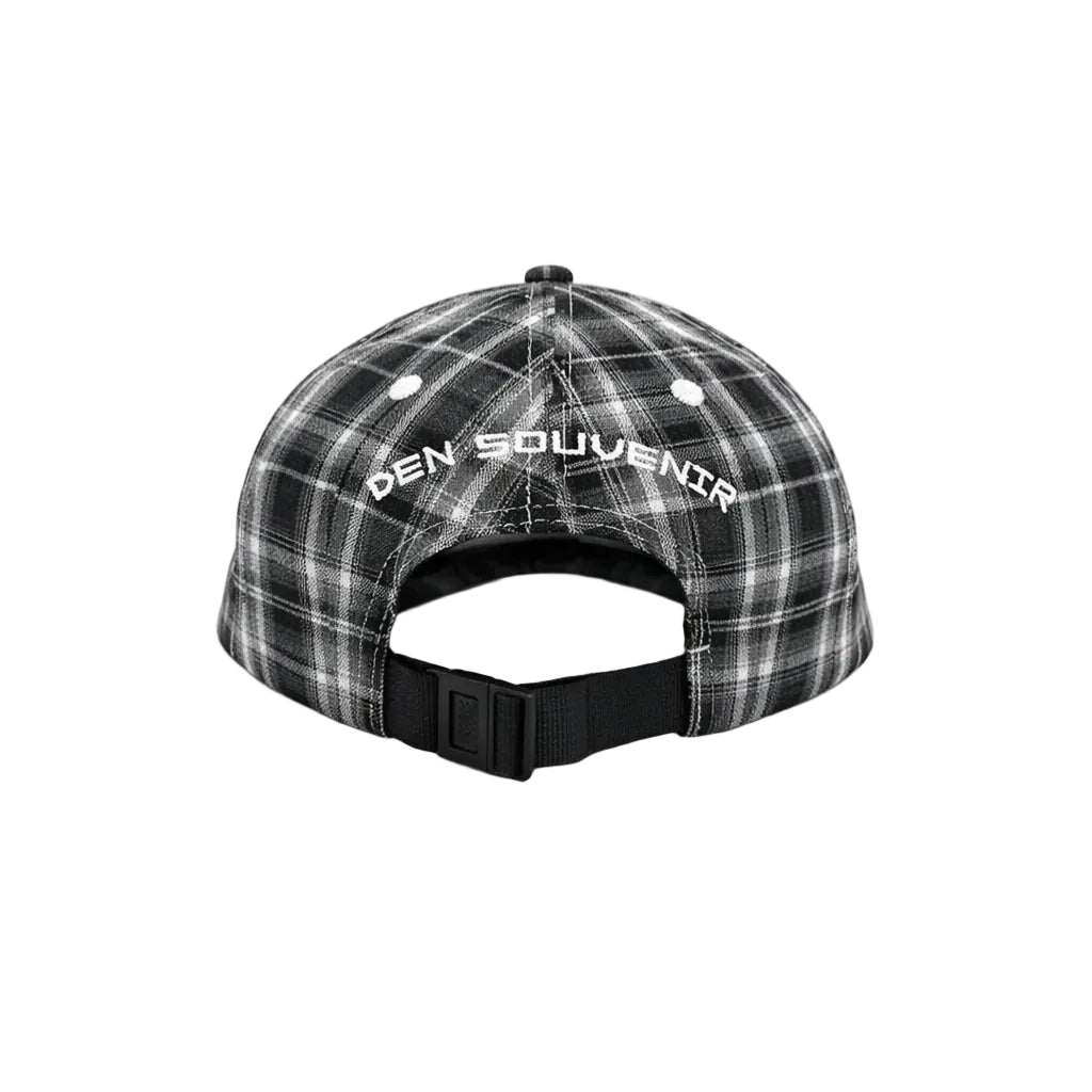 Golden Triangle Plaid Cap (Black)