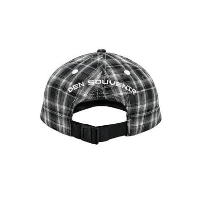 Golden Triangle Plaid Cap (Black)