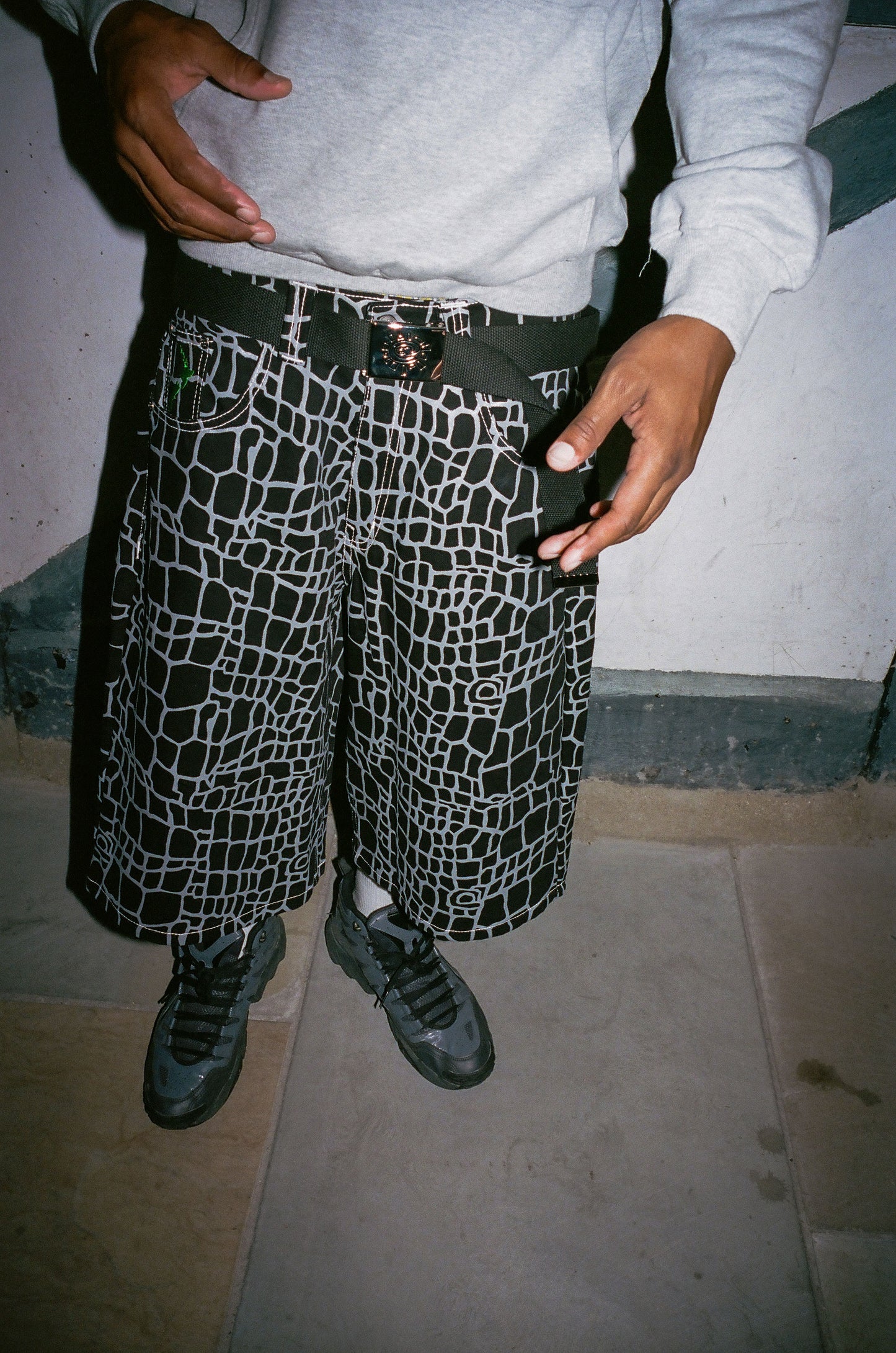 Always - Croc Print Denim Short